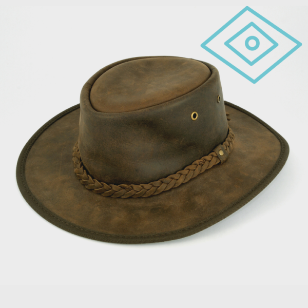 leren australian hoed